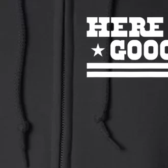 Here We Go Dallas Football Full Zip Hoodie