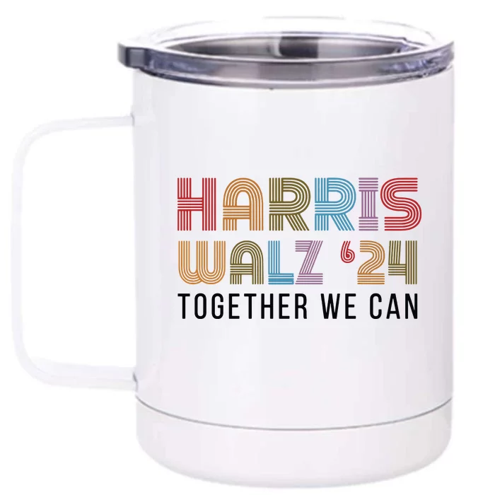 Harris Walz Front & Back 12oz Stainless Steel Tumbler Cup