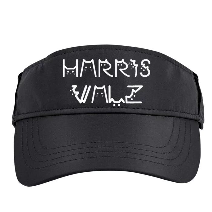 Harris Waltz Harris Walz Kamala Tim Democratic Vp President Adult Drive Performance Visor