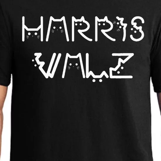 Harris Waltz Harris Walz Kamala Tim Democratic Vp President Pajama Set