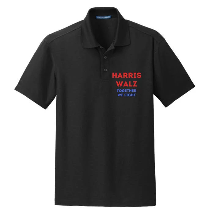 Harris Walz Dry Zone Grid Performance Polo