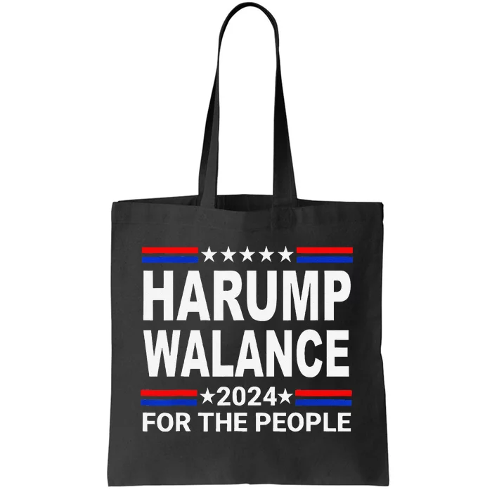 Harump Wallace Harris Walz Trump Vance 2024 Tote Bag