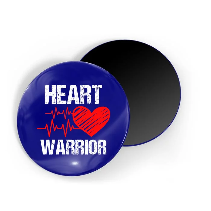 Heart Warrior Heart Disease Awareness Red Heart Gift Magnet