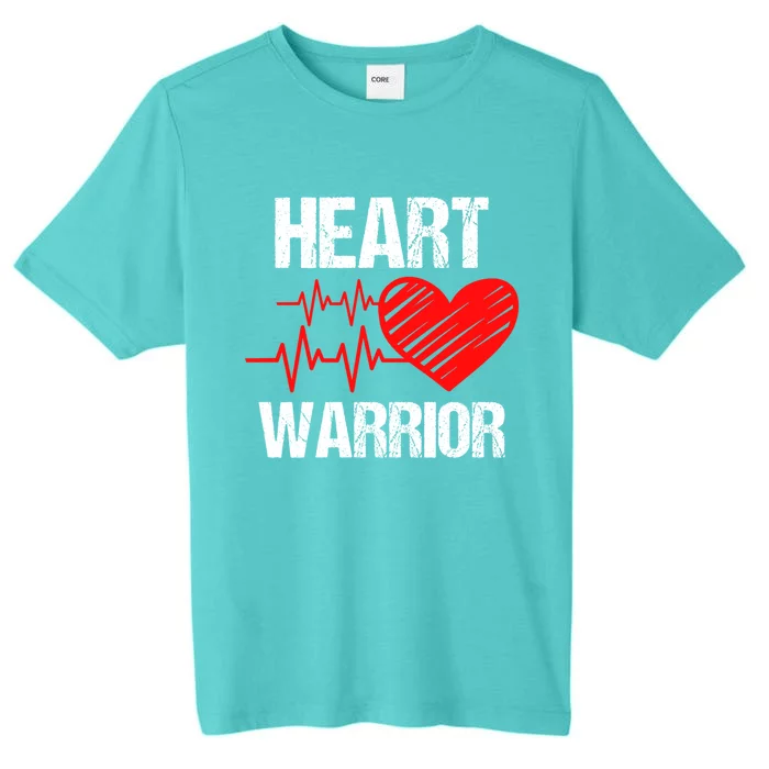 Heart Warrior Heart Disease Awareness Red Heart Gift ChromaSoft Performance T-Shirt