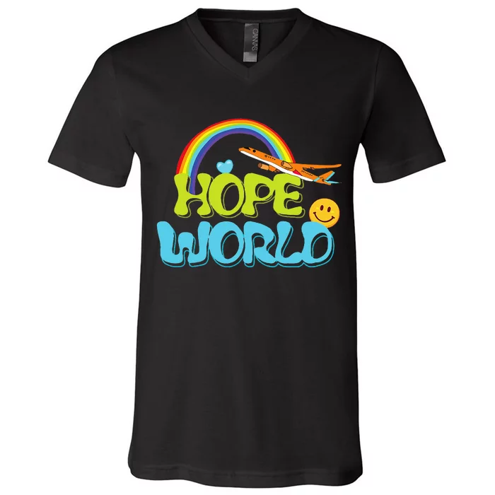 Hope World Hobicore Hobi V-Neck T-Shirt