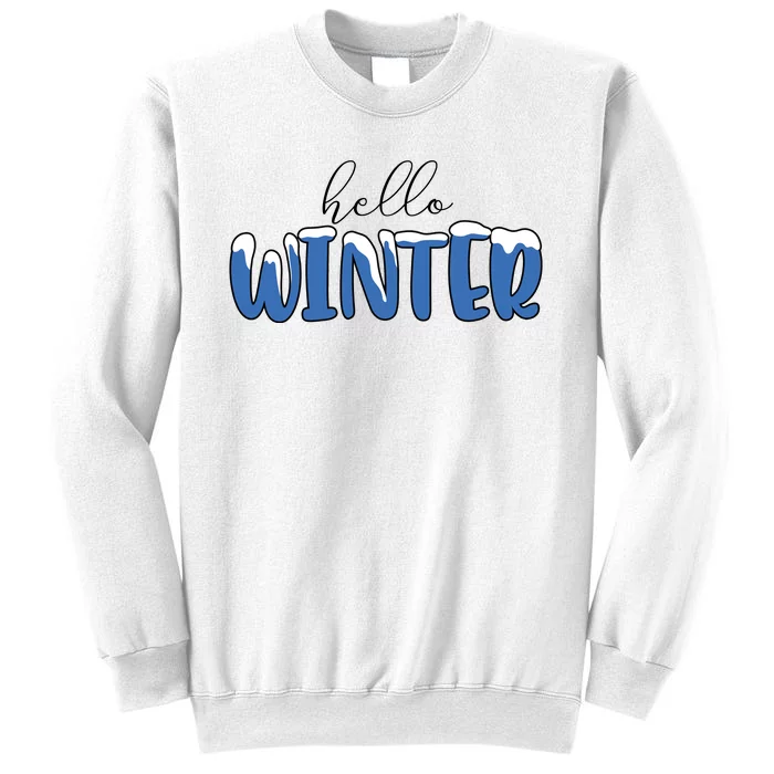 Hello Winter Holiday Season Sweatshirt