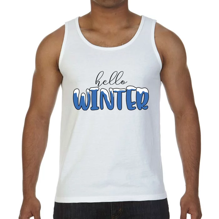 Hello Winter Holiday Season Comfort Colors® Tank Top