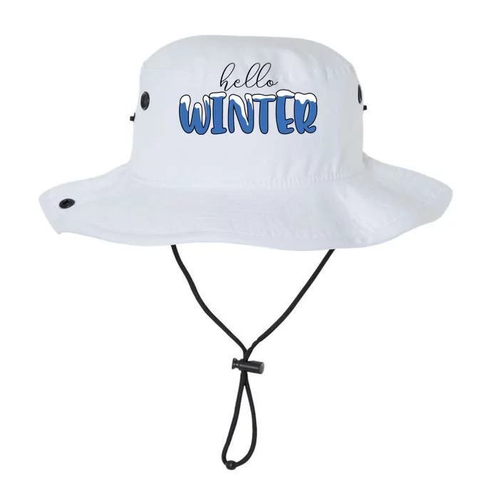 Hello Winter Holiday Season Legacy Cool Fit Booney Bucket Hat