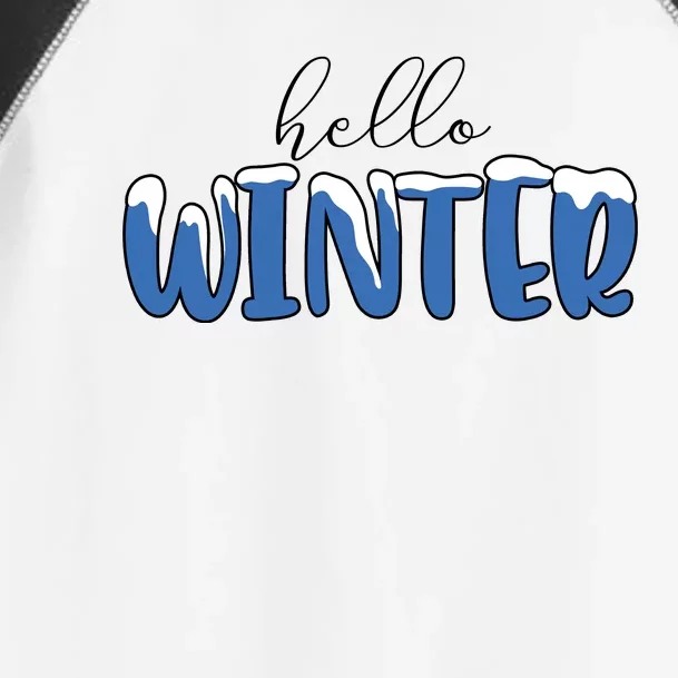 Hello Winter Holiday Season Toddler Fine Jersey T-Shirt