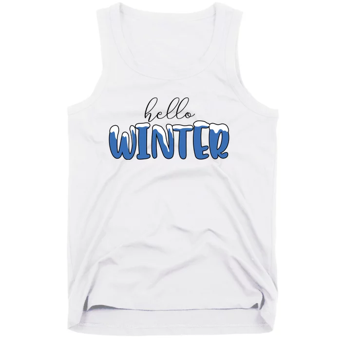 Hello Winter Holiday Season Tank Top