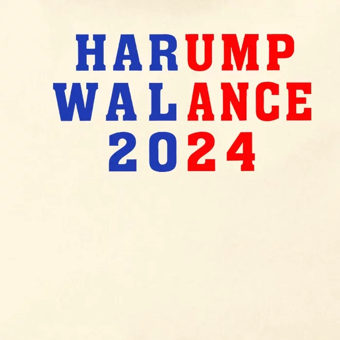 Harump Wallace Harris Walz Trump Vance 2024 Zip Tote Bag