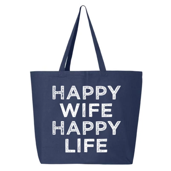 Happy Wife Happy Life Gift 25L Jumbo Tote