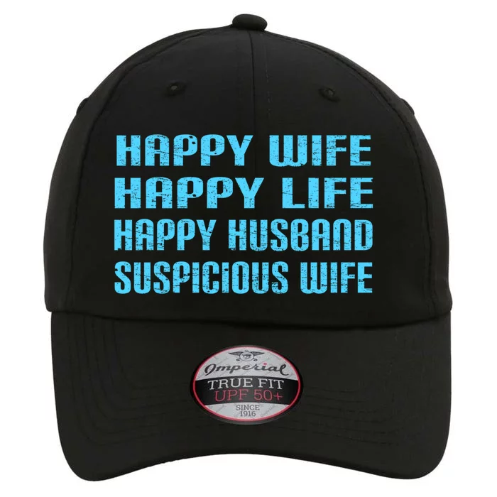 Happy Wife Happy Life Funny Wife Joke For Your Husband Meaningful Gift The Original Performance Cap