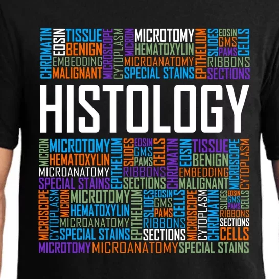 Histology Words Histologist Technician Gift Pajama Set