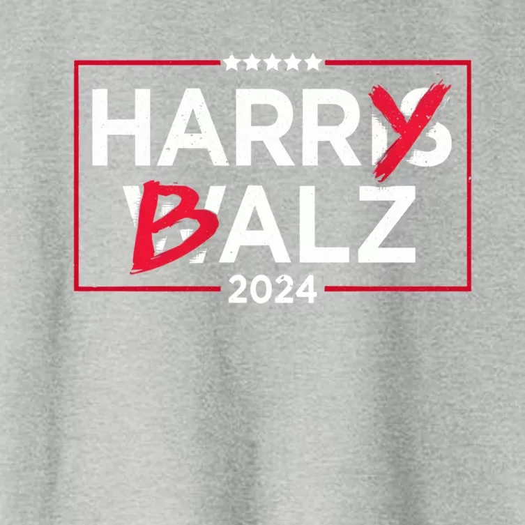 Harris Walz Harry Balz 2024 Gift Women's Crop Top Tee