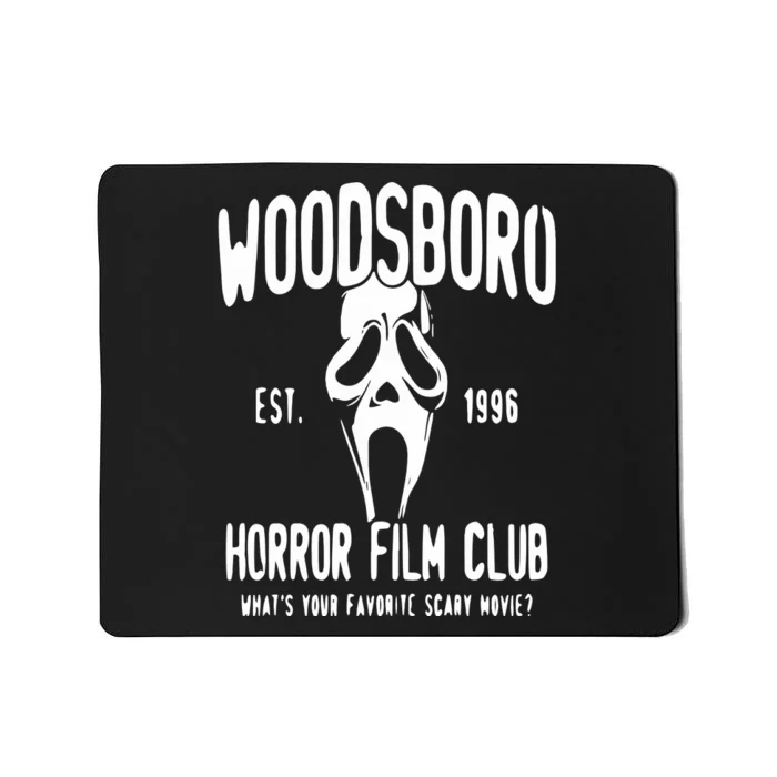 Horror Woodsboro Horror Film Club Halloween Horror Movie Mousepad