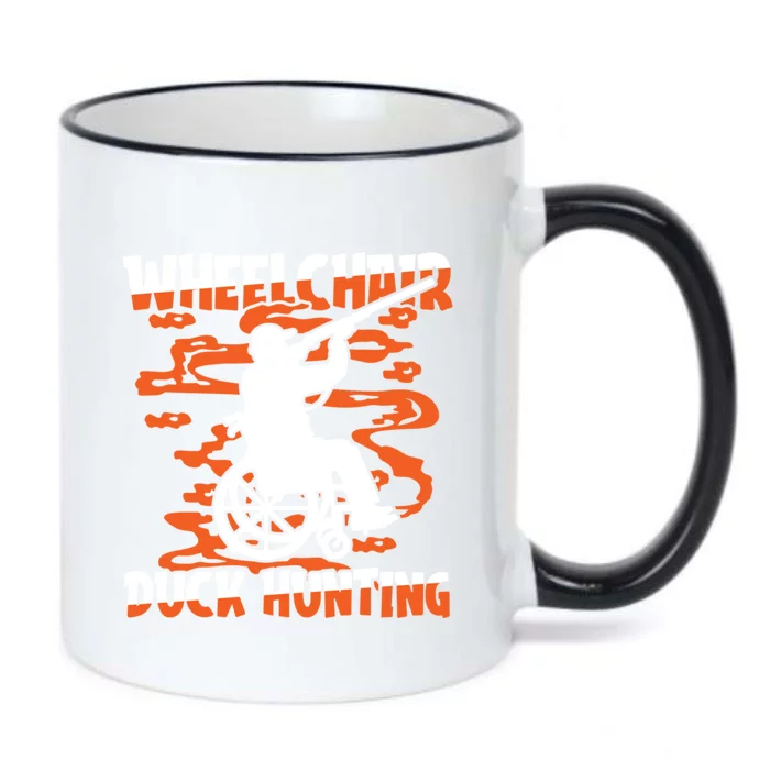 Hunter Wheelchair Hunt Goose Geese Duck Hunting Gift Black Color Changing Mug