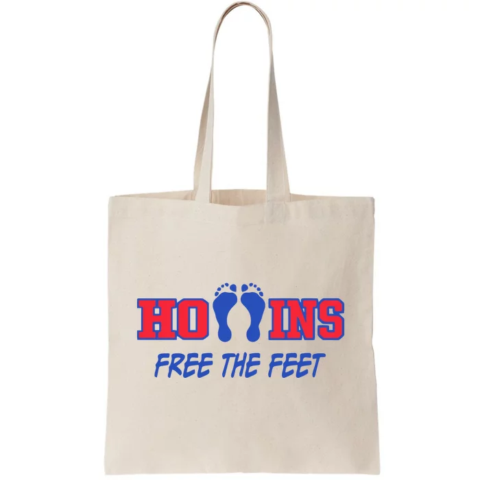 Hollins Wearing Hollins Free The Feet Tote Bag