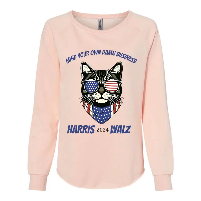 Harris Walz Womens California Wash Sweatshirt