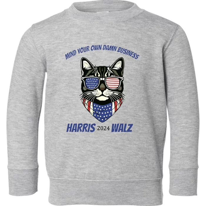 Harris Walz Toddler Sweatshirt