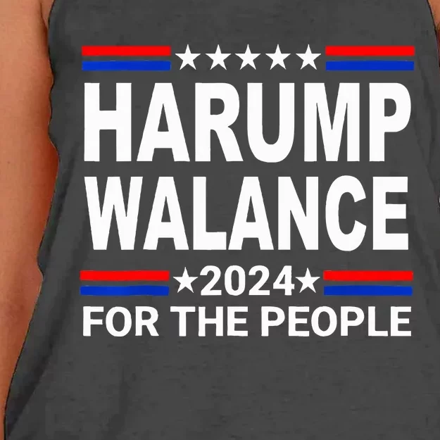 Harump Wallace Harris Walz Women's Knotted Racerback Tank