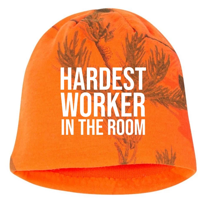 Hardest Worker In The Room Kati - Camo Knit Beanie