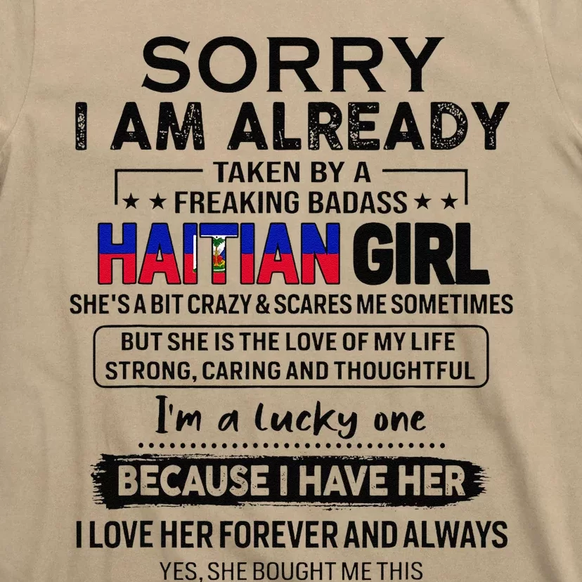 Haitian Wife IM Lucky One To Have A Haitian T-Shirt