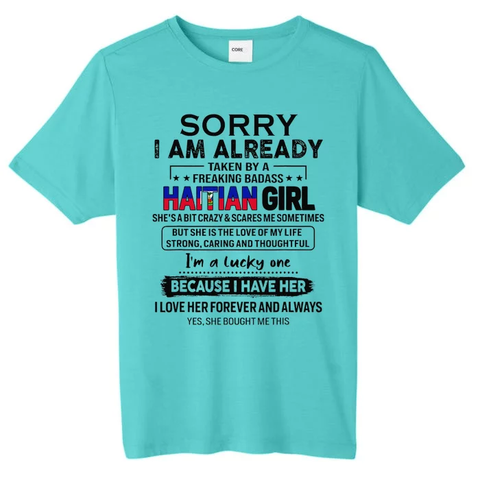 Haitian Wife IM Lucky One To Have A Haitian ChromaSoft Performance T-Shirt