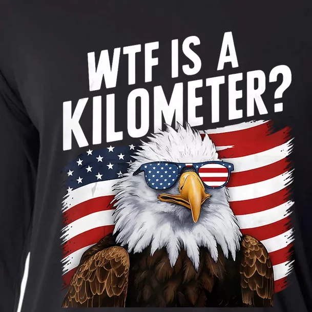 Hilarious Wtf Is A Kilometer 4th Of July Independence Day Cooling Performance Long Sleeve Crew