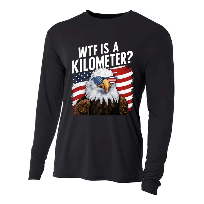 Hilarious Wtf Is A Kilometer 4th Of July Independence Day Cooling Performance Long Sleeve Crew