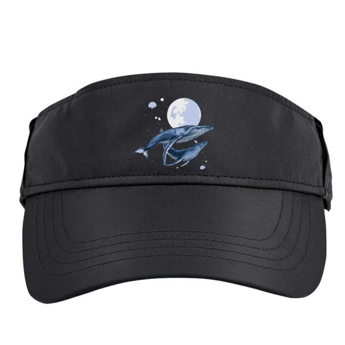 Humpback Whale In Space | Funny Beluga Orca Blue Whale Adult Drive Performance Visor