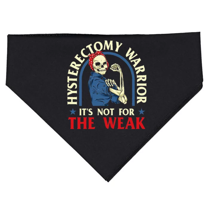 Hysterectomy Warrior ItS Not For The Weak Ovarian Surgery USA-Made Doggie Bandana