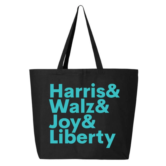 Harris Walz Joy Liberty Harris Walz Waltz 2024 Retro 25L Jumbo Tote