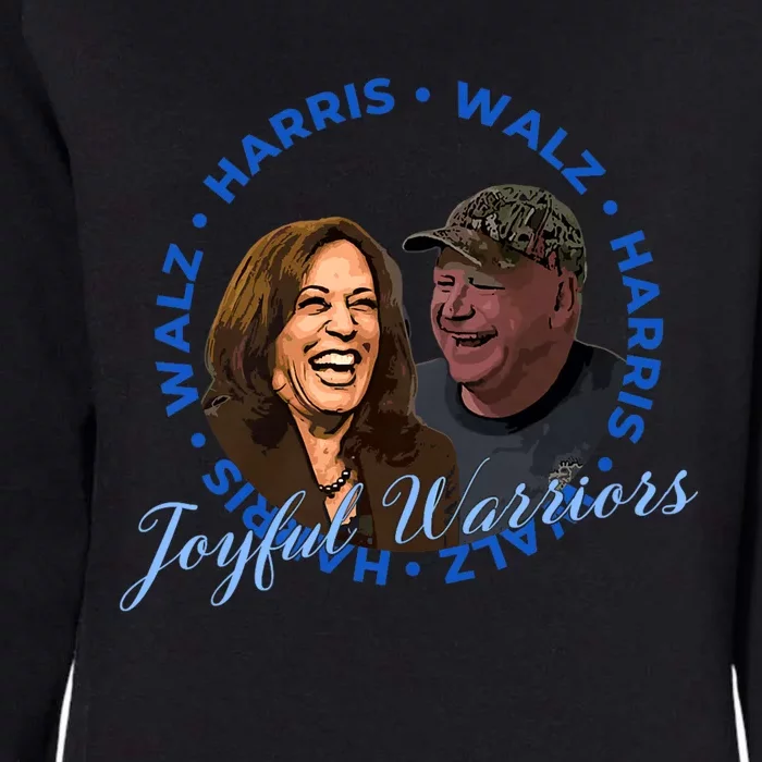 Harris Walz Joyful Warriors Walz Kamala Harris 2024 Womens California Wash Sweatshirt