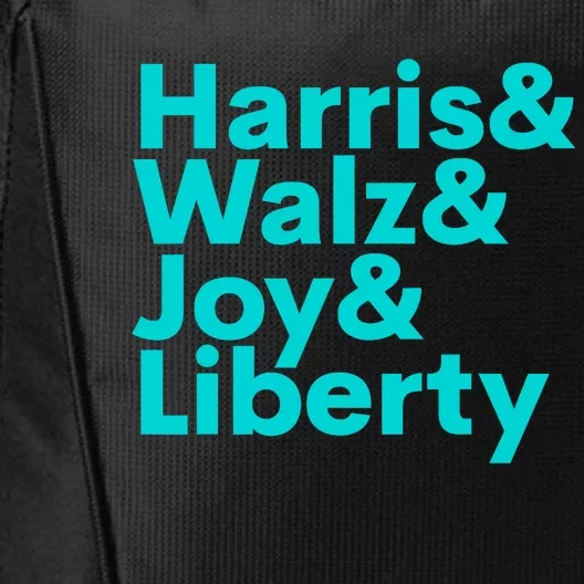 Harris Walz Joy Liberty Harris Walz Waltz 2024 Retro City Backpack