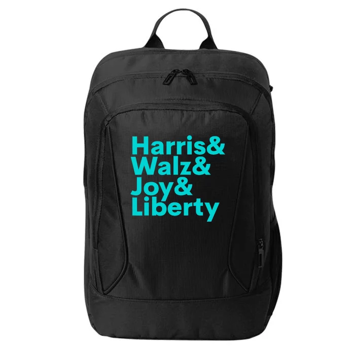 Harris Walz Joy Liberty Harris Walz Waltz 2024 Retro City Backpack