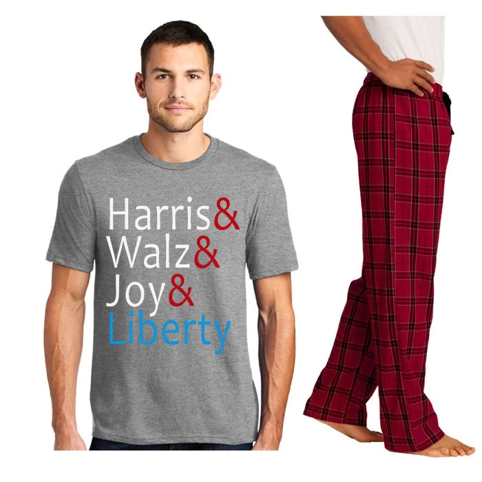 Harris Walz Joy Liberty Vote Kamala Harris President Pajama Set