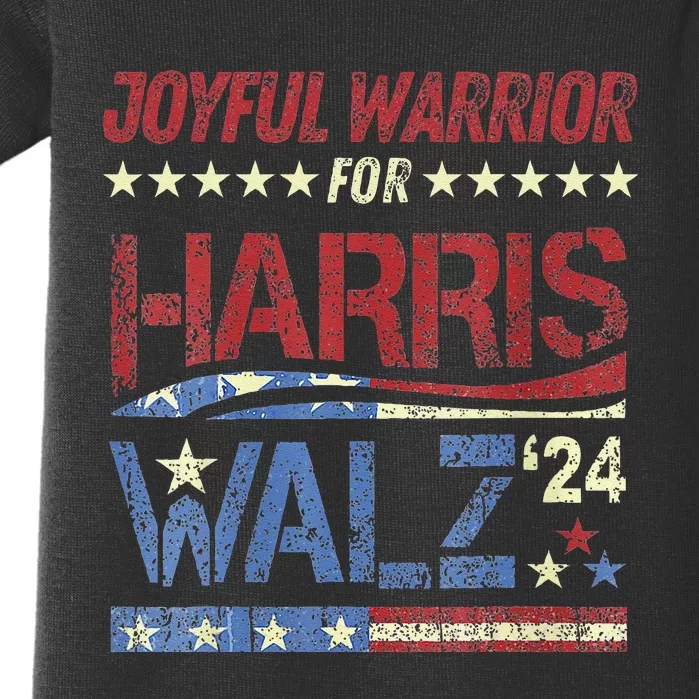 Harris Walz Joyful Warriors Walz Kamala Harris 2024 Baby Bodysuit