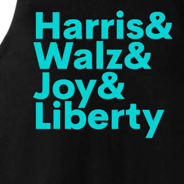 Harris Walz Joy Liberty Harris Walz Waltz 2024 Retro Ladies Tri-Blend Wicking Tank