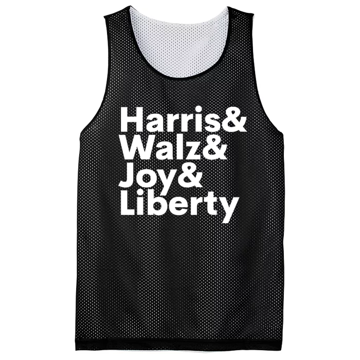 Harris Walz Joy Liberty Harris Walz Waltz 2024 Mesh Reversible Basketball Jersey Tank