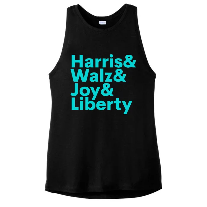 Harris Walz Joy Liberty Ladies Tri-Blend Wicking Tank