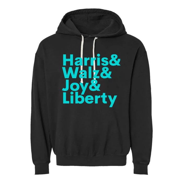 Harris Walz Joy Liberty Garment-Dyed Fleece Hoodie