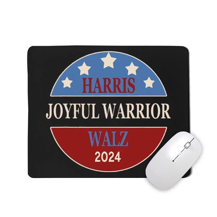 Harris Waltz Joyful Warrior Kamala Harris Tim Walz President Mousepad