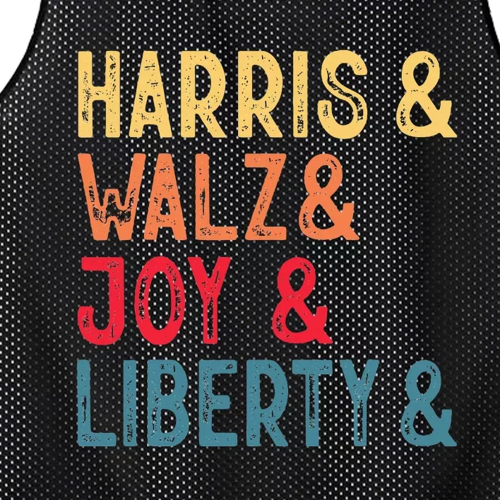 Harris Walz Joy Liberty Mesh Reversible Basketball Jersey Tank