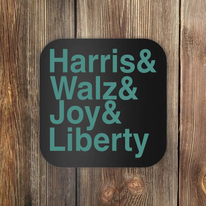 ‪Harris & Walz & Joy & Liberty Coaster