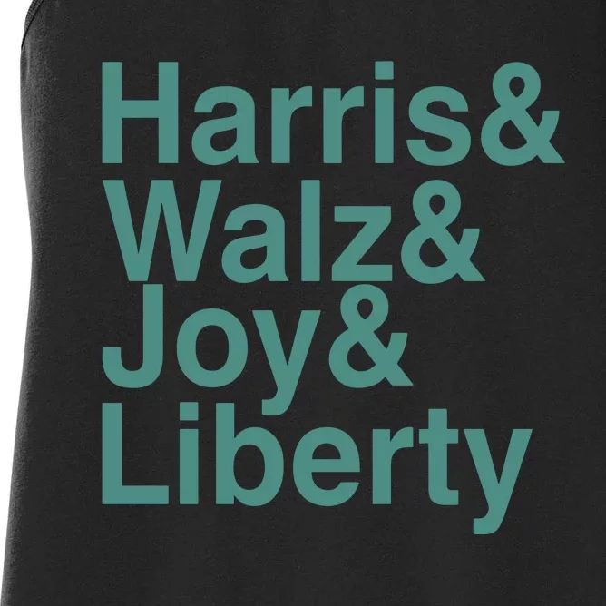 ‪Harris & Walz & Joy & Liberty Women's Racerback Tank