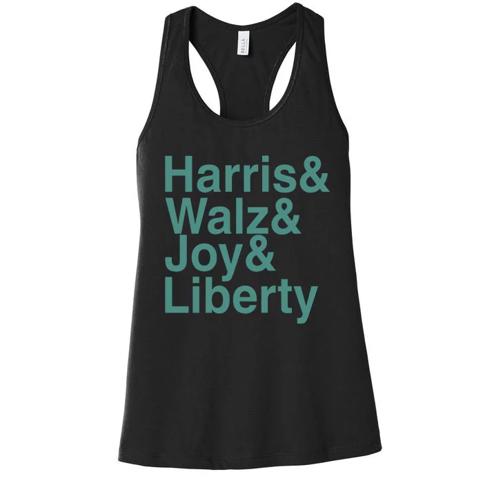 ‪Harris & Walz & Joy & Liberty Women's Racerback Tank