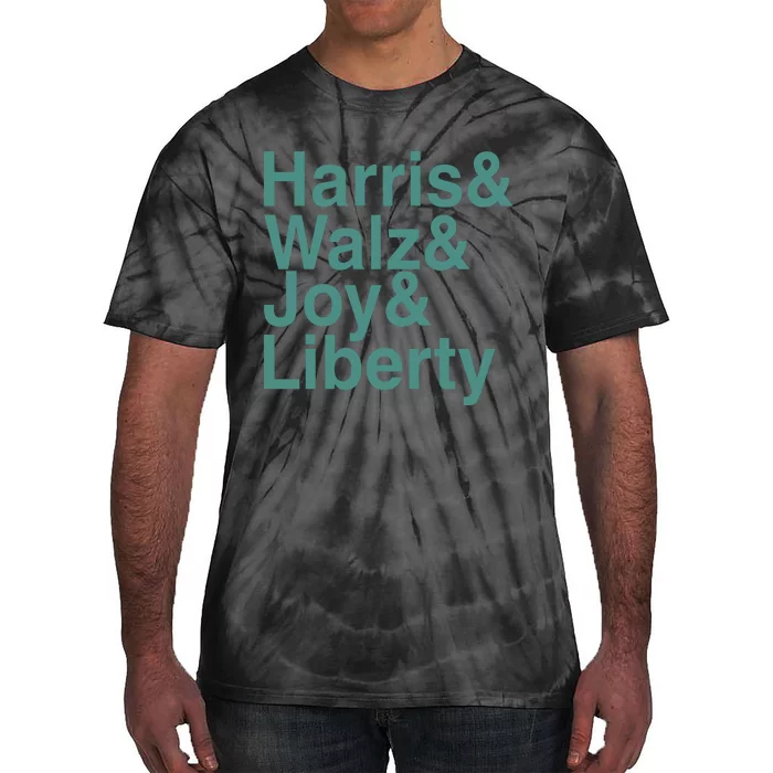 ‪Harris & Walz & Joy & Liberty Tie-Dye T-Shirt