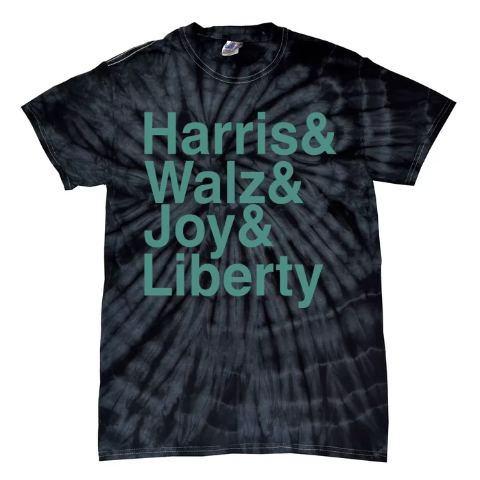 ‪Harris & Walz & Joy & Liberty Tie-Dye T-Shirt