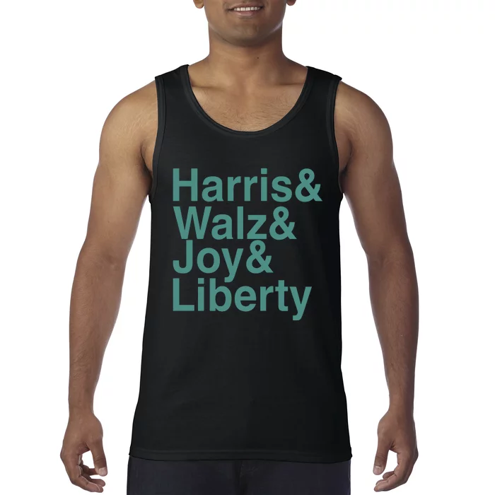 ‪Harris & Walz & Joy & Liberty Tank Top